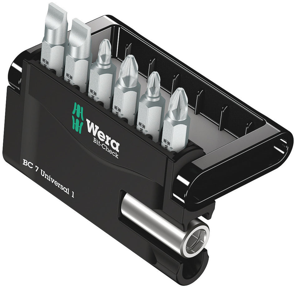 Wera 05056295001 Bit-Check 7 Universal 1, 7 pieces