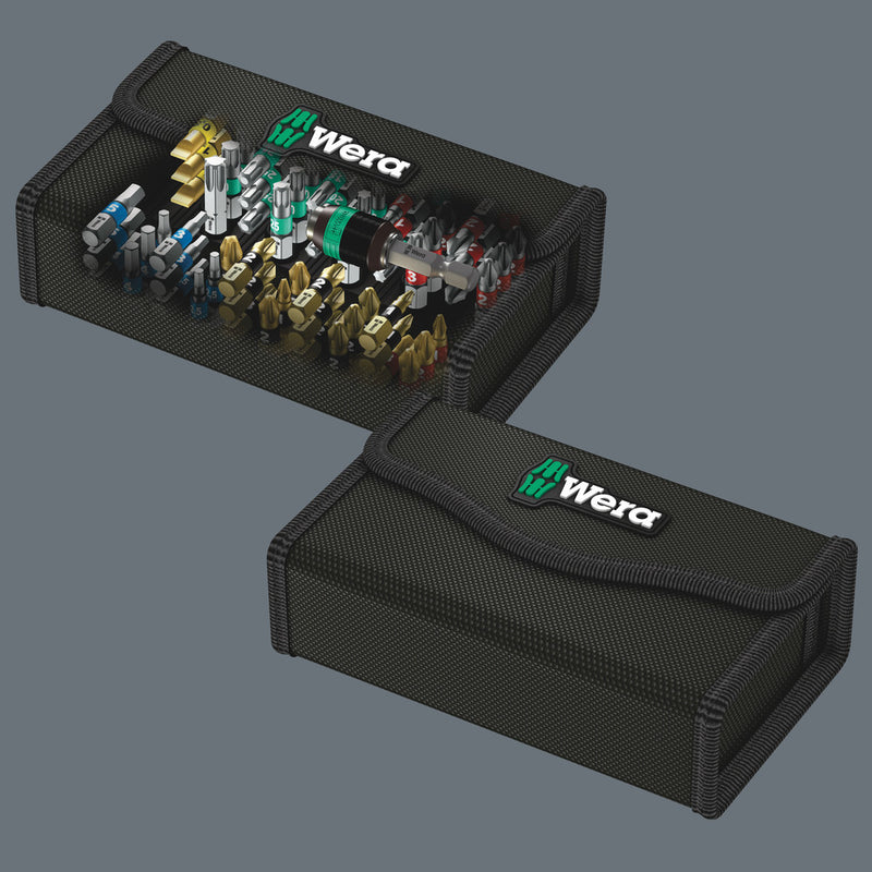 Wera 05057441001 Bit-Safe 61 BiTorsion 1, 61 pieces