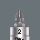 Wera 05003355001 8755 A Pozidriv Zyklop bit socket, 1/4" drive, PZ 3 x 28 mm