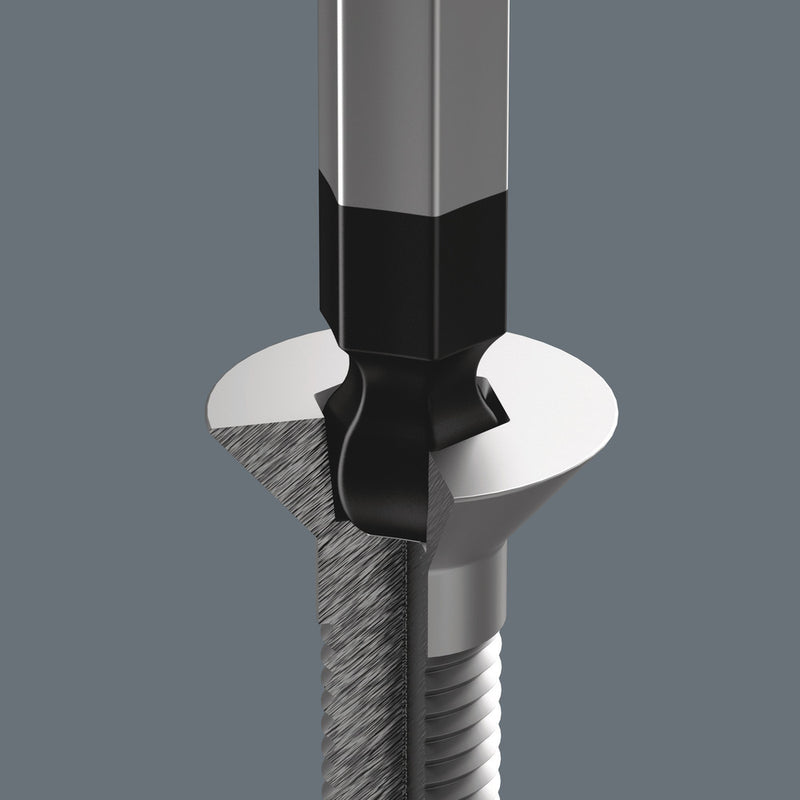 Wera 05022905001 352 Ball end screwdriver for hexagon socket screws, 5/32" x 100 mm