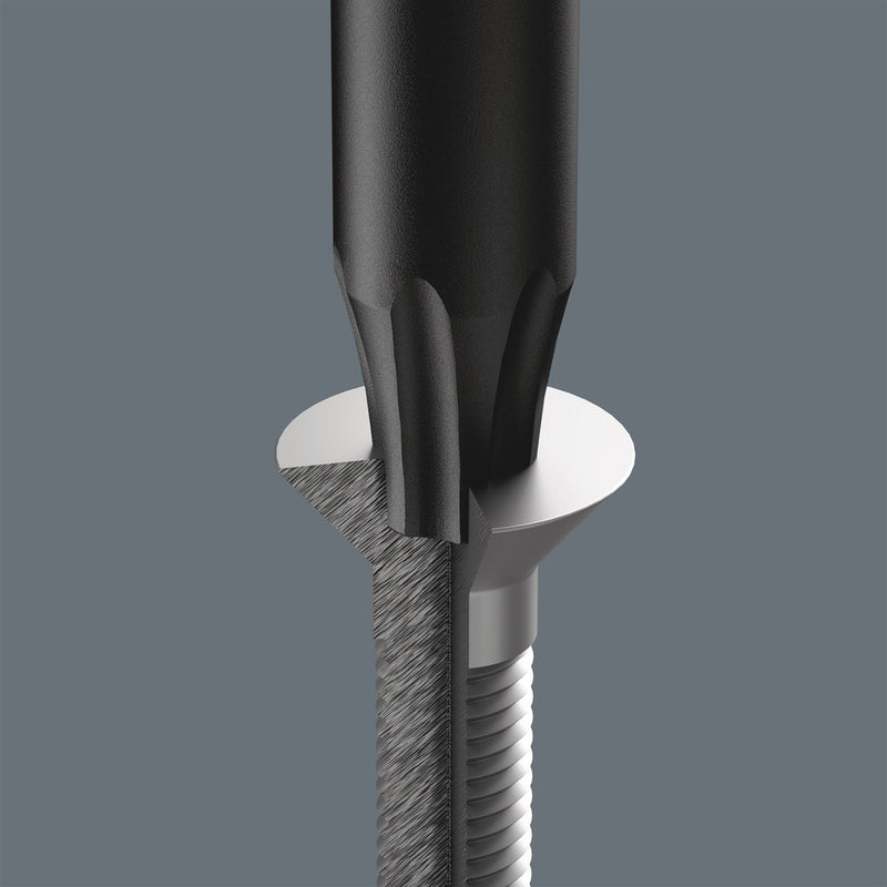Wera 05030402001 1567 TORXÃ‚Â® HF ESD Kraftform Micro screwdriver with holding function for TORXÃ‚Â® screws, TX 6 x 40 mm