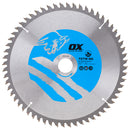 OX Tools OX-TCTW-NG-2603060 Wood Cutting Negative Rake Circular Saw Blade 260/30mm, 60 Teeth ATB