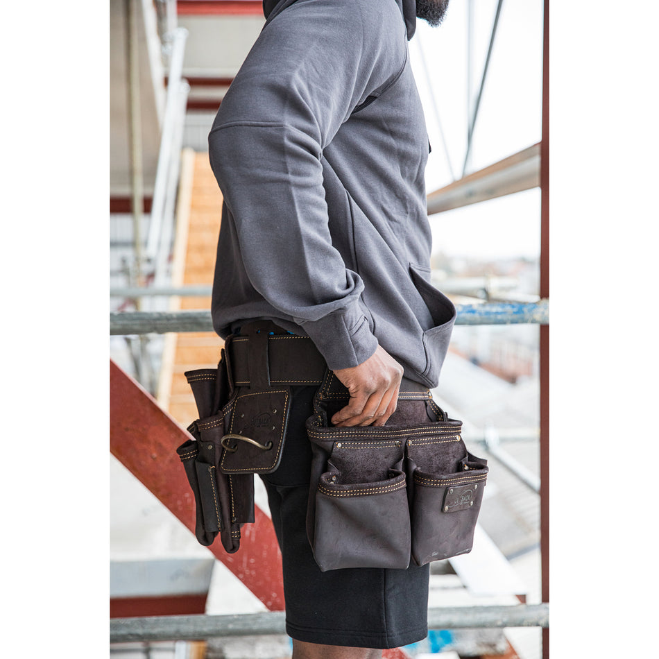 OX Tools OX-P263604 Pro Oil Tanned Leather 4 Piece Construction Rig