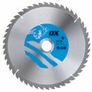OX Tools OX-TCTW-2603048 Wood Cutting Circular Saw Blade 260/30mm, 48 Teeth ATB
