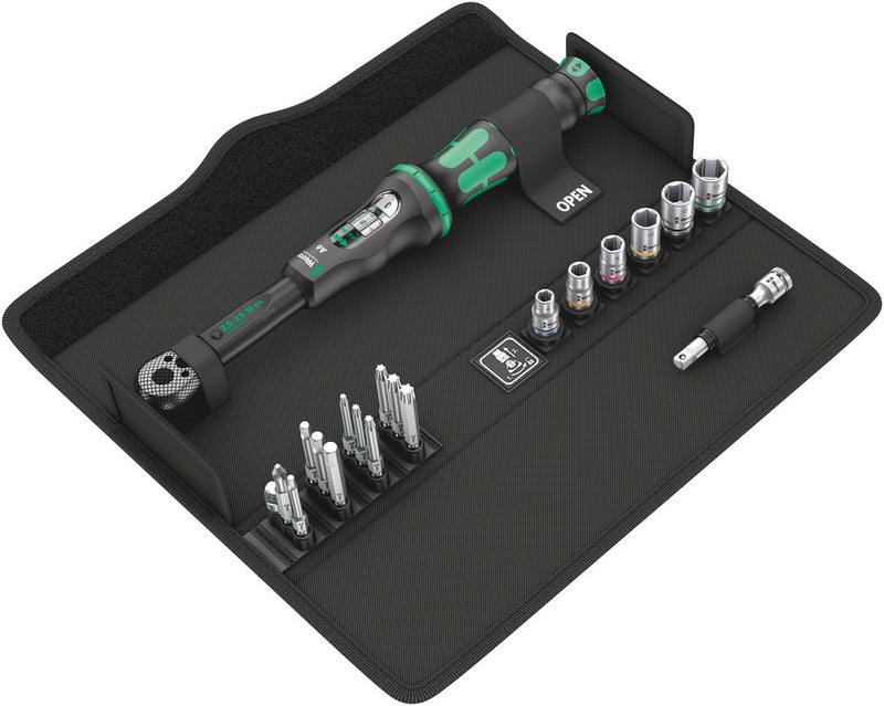 Wera 05130110001 Click-Torque A 6 Set 1, 2.5-25 Nm, 20 pieces