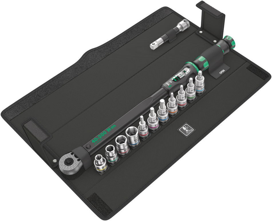 Wera 05075680001 Click-Torque C 3 Set 1, 40-200 Nm, 13 pieces