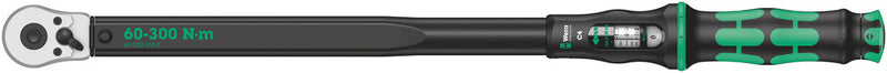 Wera 05075623001 Click-Torque C 4 torque wrench with reversible ratchet, 60-300 Nm, 1/2" x 60-300 Nm
