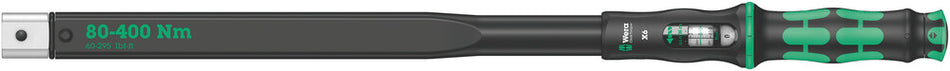 Wera 05075656001 Click-Torque X 6 torque wrench for insert tools, 80-400 Nm, 14x18 x 80-400 Nm