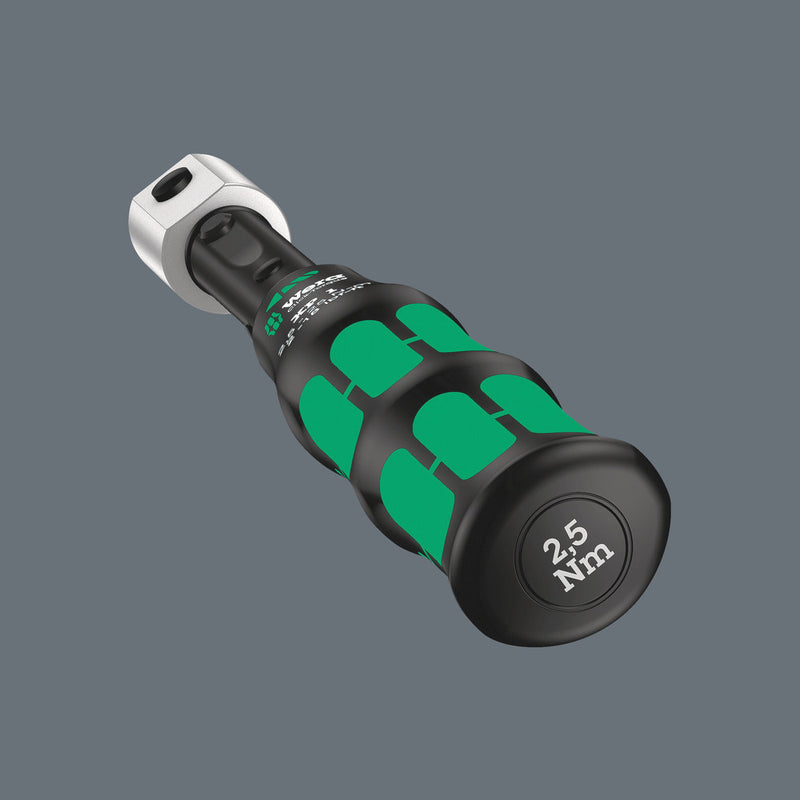 Wera 05075670001 Click-Torque XP 1 pre-set adjustable torque wrench for insert tools, 2.5-25 Nm, 2.5 Nm, 9x12 x 2.5 Nm x 2.5-25 Nm