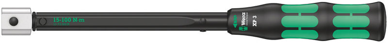 Wera 05075672001 Click-Torque XP 3 pre-set adjustable torque wrench for insert tools, 15-100 Nm, 15 Nm, 9x12 x 15.0 Nm x 15-100 Nm
