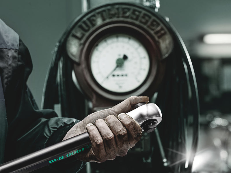 Wera 05075631001 Click-Torque E 1 Push R/L adjustable torque wrench for clockwise and anti-clockwise torque-control, 200-1000 Nm, 3/4" x 200-1000 Nm
