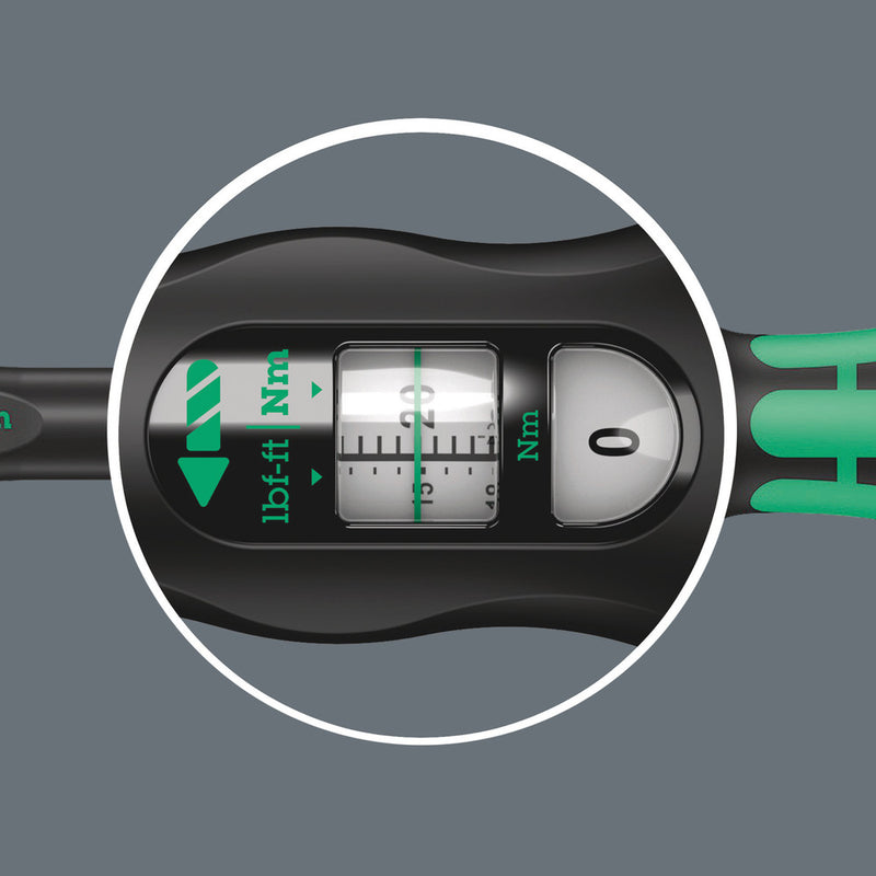 Wera 05075605001 Click-Torque A 6 torque wrench with reversible ratchet, 2.5-25 Nm, 1/4" x 2.5-25 Nm