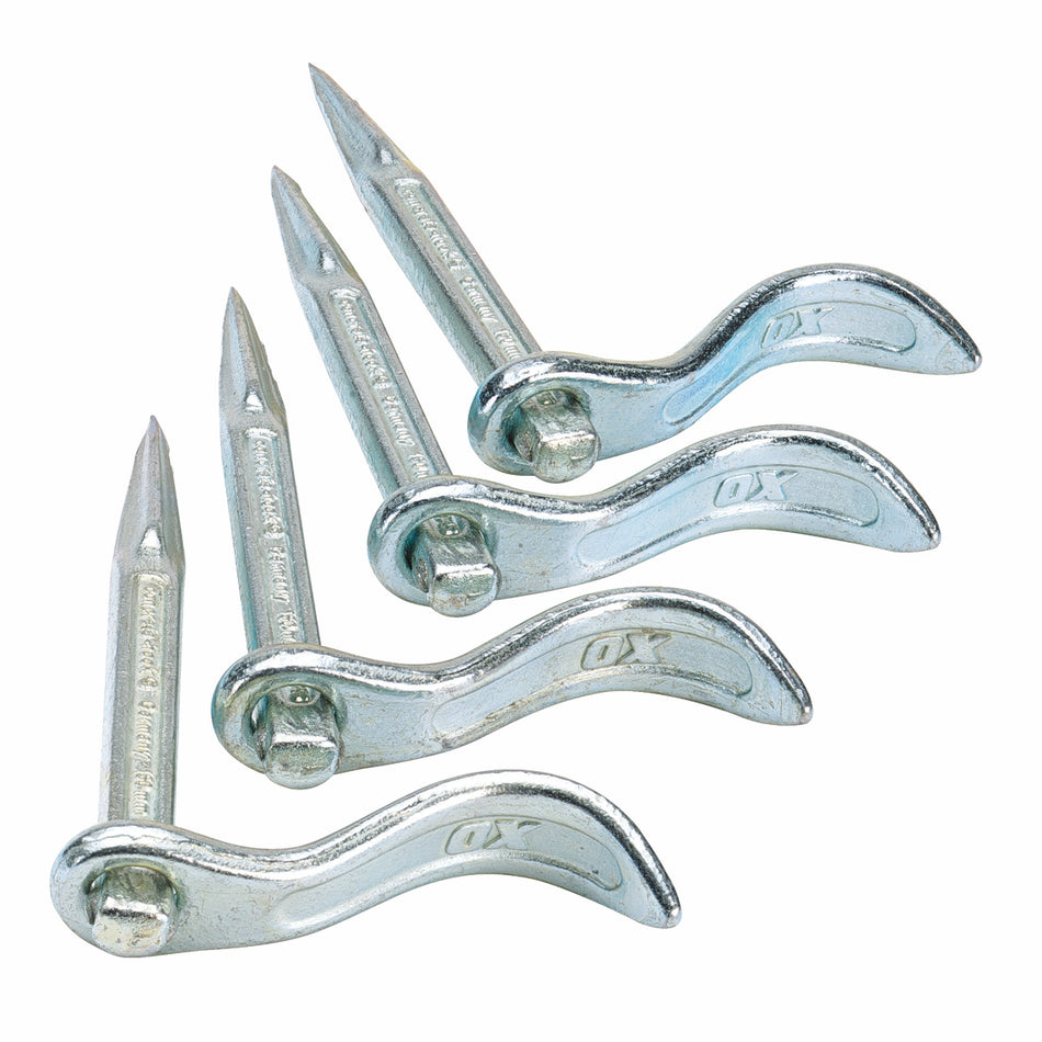 OX Tools OX-P100715 Pro Semi Round Dutch Pin, Swivel Arm - 4pk