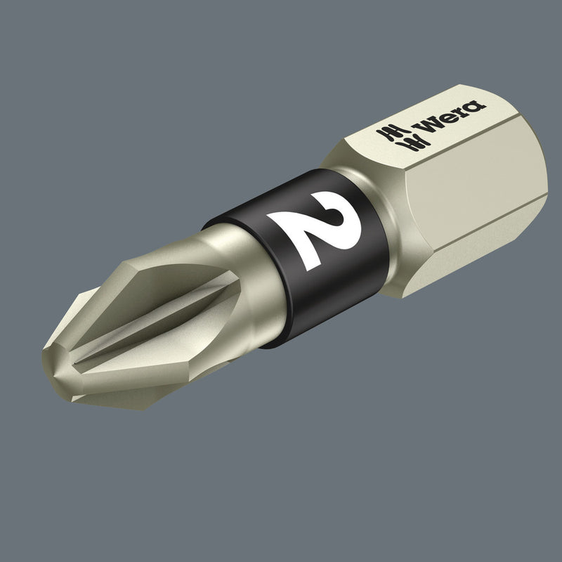 Wera 05071021001 3855/1 TS bits, stainless, PZ 2 x 25 mm