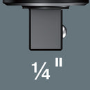 Wera 05078635001 7772 A Ratchet insert, reversible, 9x12 mm, 49 mm x 1/4"