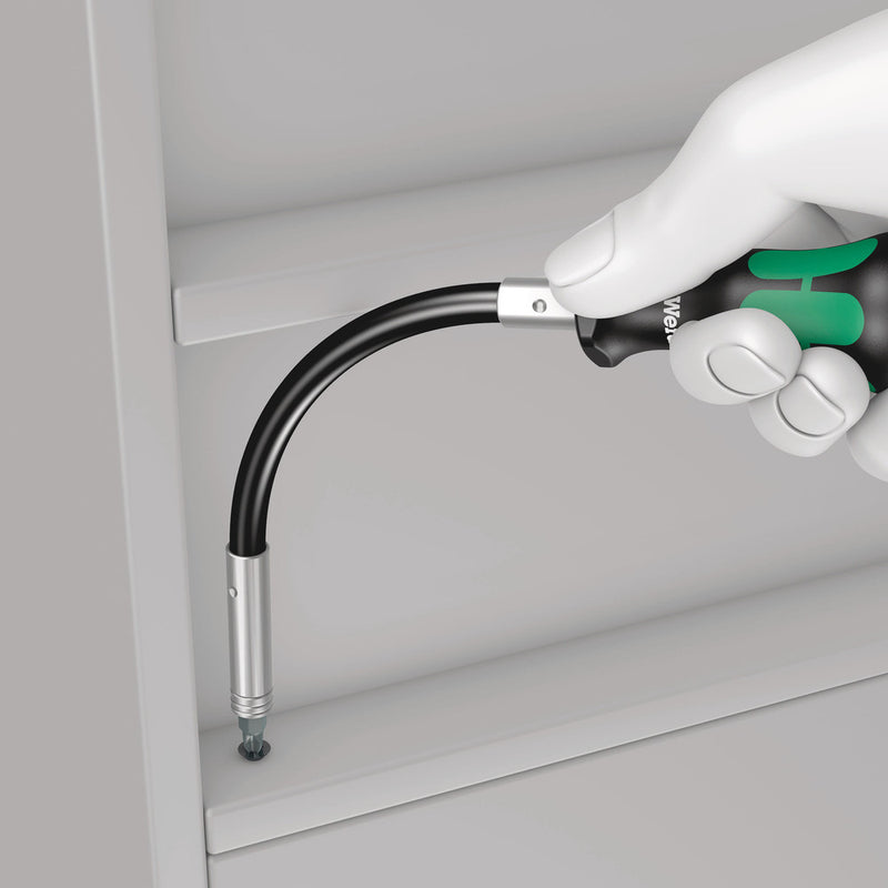 Wera 05028161001 393 S Bitholding screwdriver extra slim with flexible shaft, 1/4" x 173.5 mm