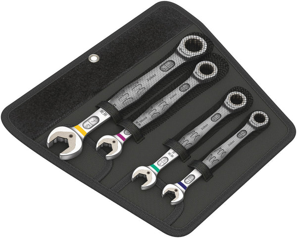 Wera 05073295001 6000 Joker 4 Imperial Set 1 Set of ratcheting combination wrenches, Imperial, 4 pieces