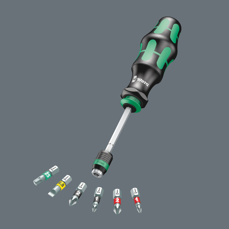 Wera 05051016001 Kraftform Kompakt 20 Tool Finder 1 with pouch, 7 pieces