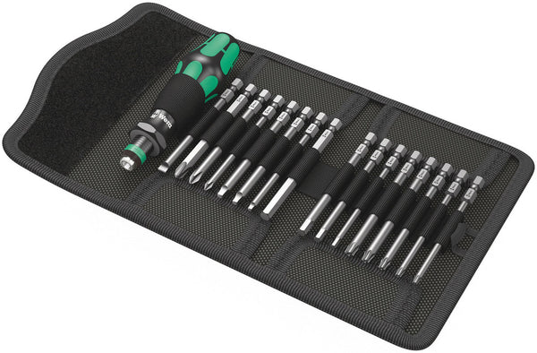 Wera 05051042001 Kraftform Kompakt 60, Imperial, 17 pieces