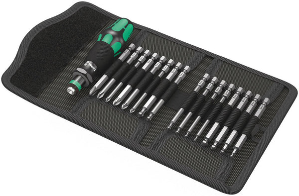 Wera 05059294001 Kraftform Kompakt 60 KK, 17 pieces