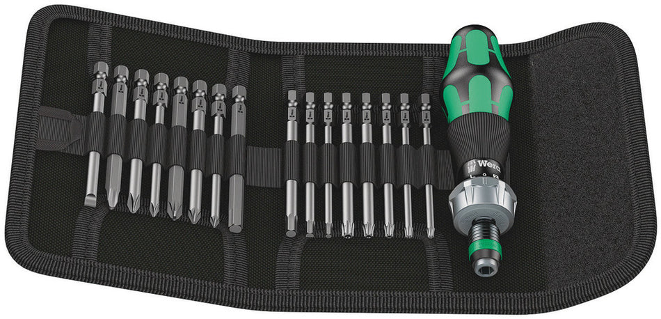 Wera 05051040001 Kraftform Kompakt 60 RA, 17 pieces