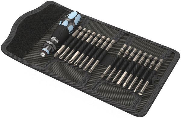 Wera 05071116001 Kraftform Kompakt 60, stainless, 17 pieces