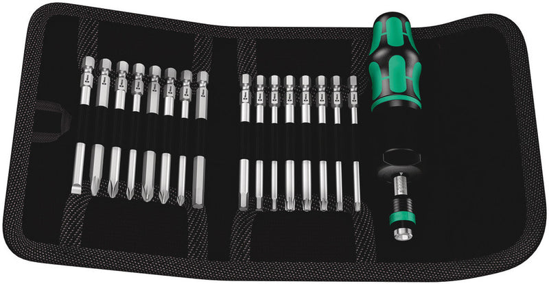 Wera 05059293001 Kraftform Kompakt 60 Torque 1.2 - 3.0 Nm, 17 pieces
