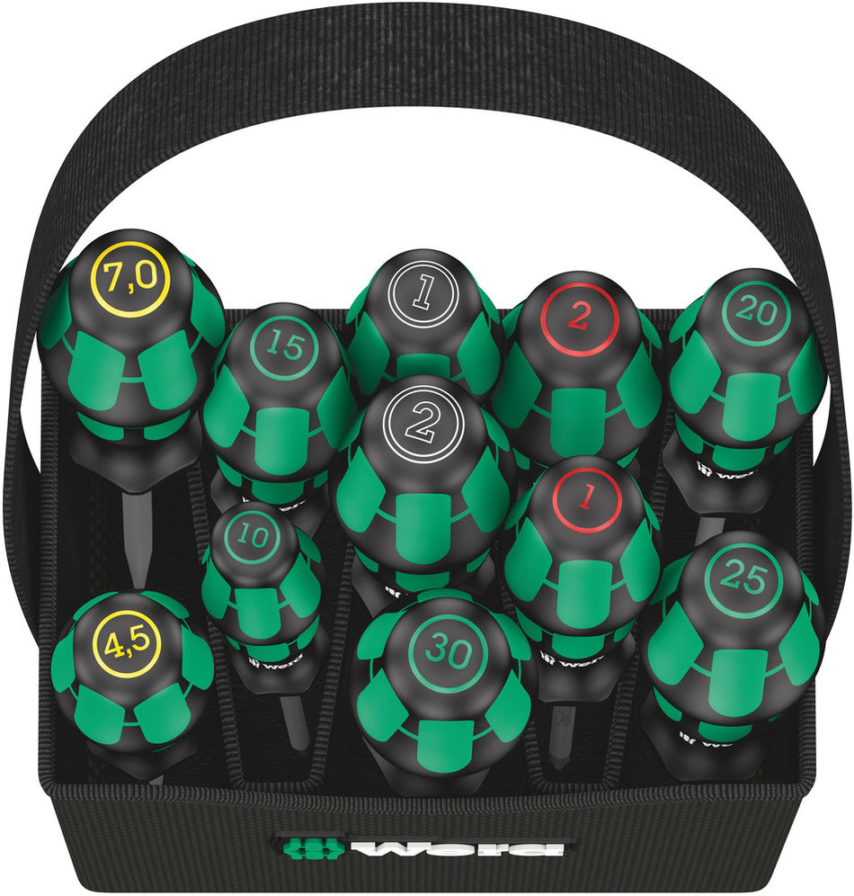 Wera 05004313001 Kraftform 2go 300, 11 pieces