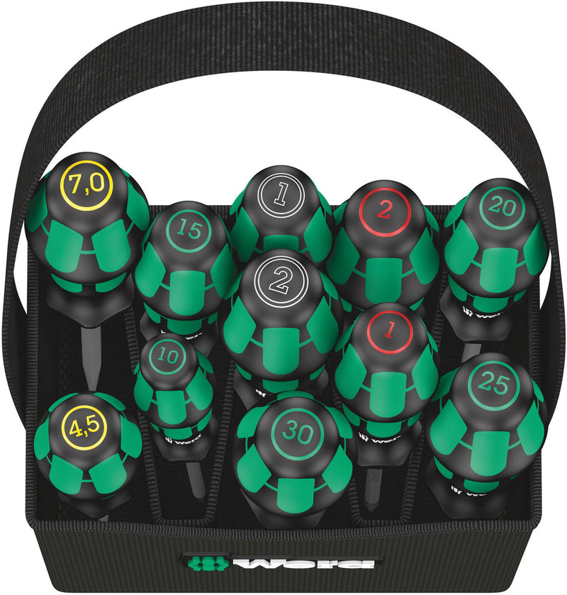 Wera 05004313001 Kraftform 2go 300, 11 pieces