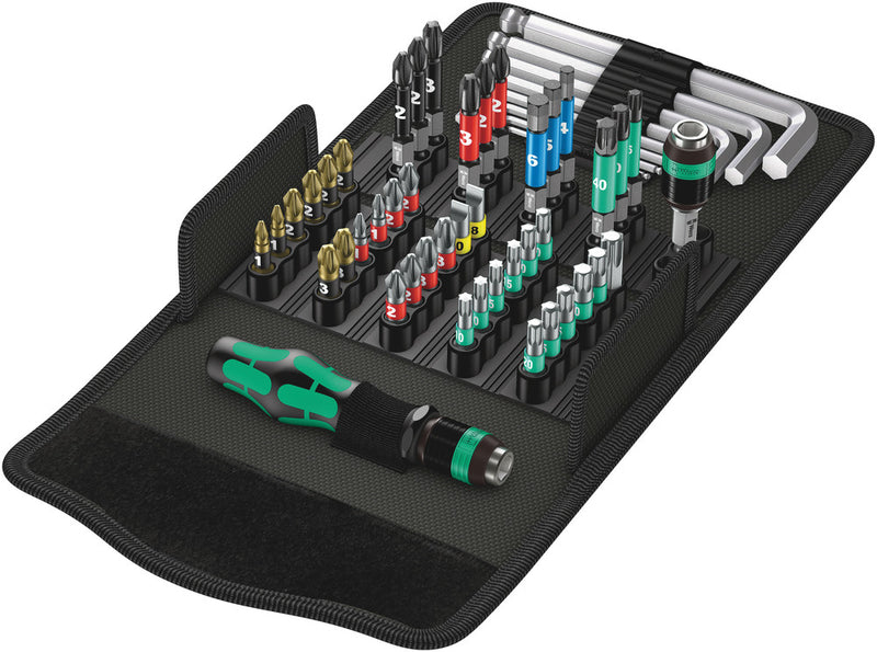 Wera 05057460001 Kraftform Kompakt 100, 52 pieces