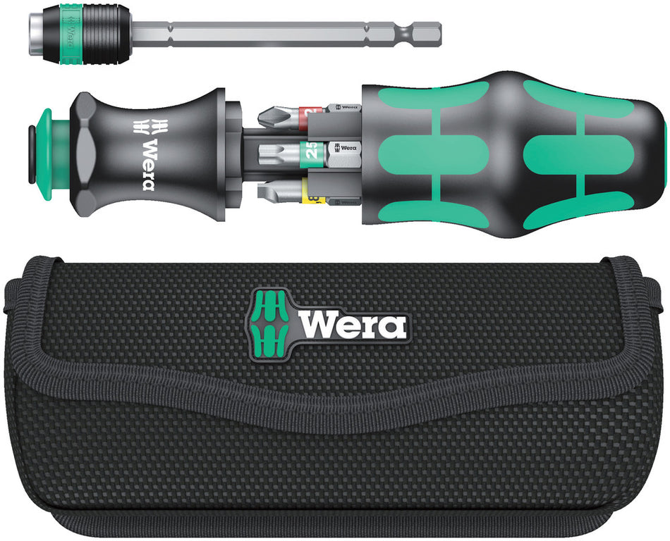 Wera 05051016001 Kraftform Kompakt 20 Tool Finder 1 with pouch, 7 pieces