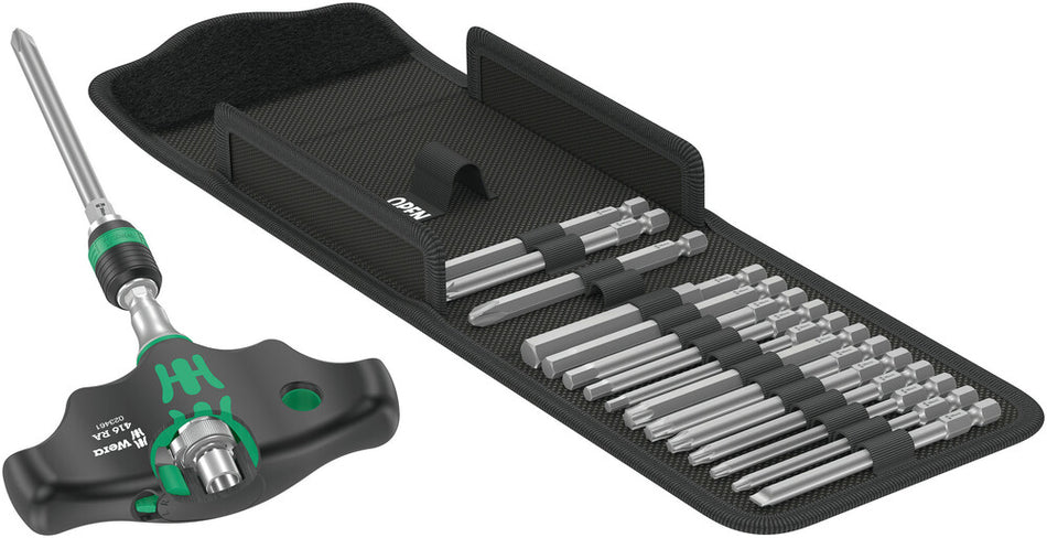 Wera 05023471001 Kraftform Kompakt 400 RA Set 1, 17 pieces