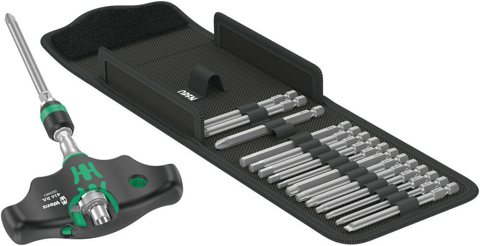Wera 05057473001 Kraftform Kompakt 400 RA Imperial Set 1, 17 pieces