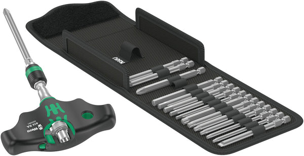 Wera 05057473001 Kraftform Kompakt 400 RA Imperial Set 1, 17 pieces