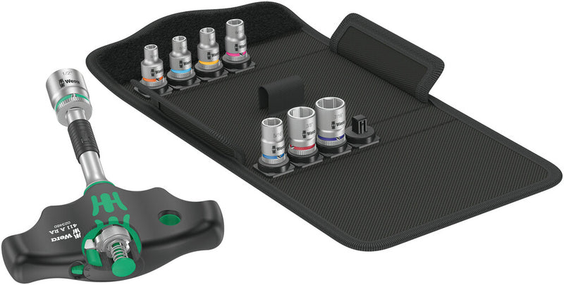 Wera 05057474001 Kraftform Kompakt 400 RA Imperial Set 2, 9 pieces