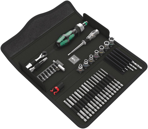 Wera 05135939001 Kraftform Kompakt H 1 Woodcraft, 41 pieces