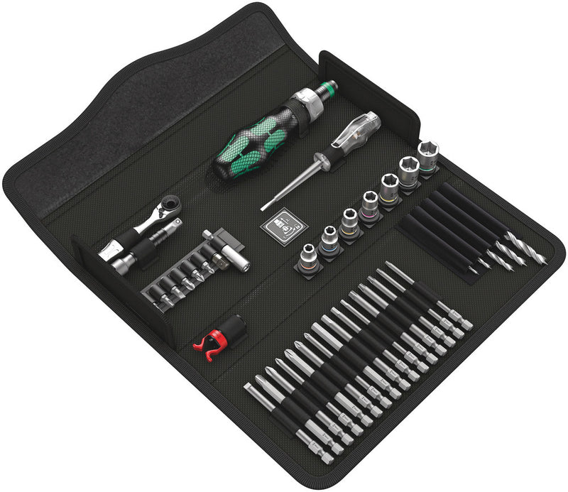 Wera 05135939001 Kraftform Kompakt H 1 Woodcraft, 41 pieces