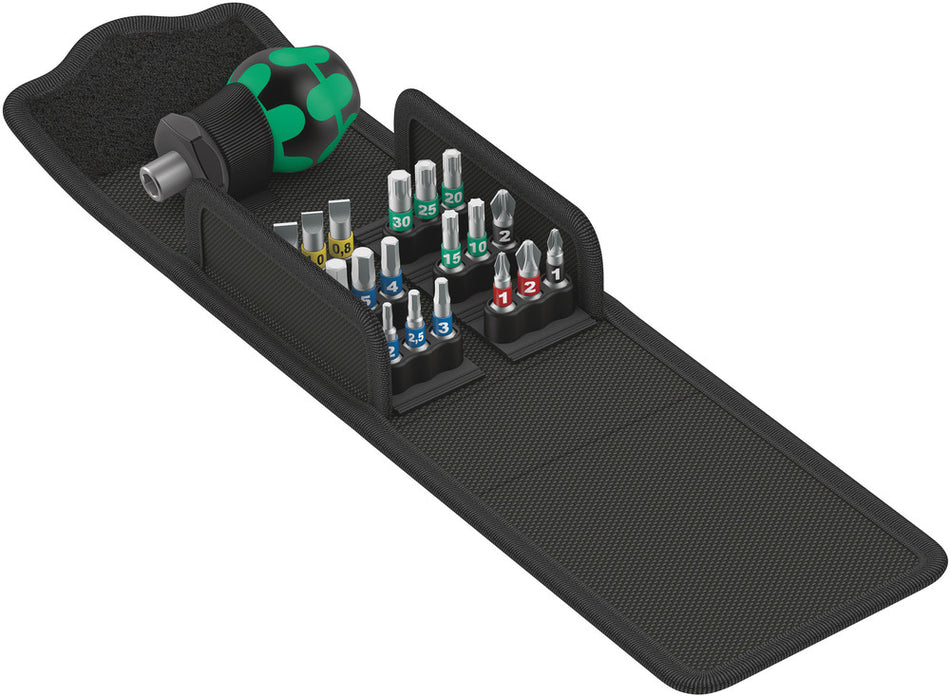 Wera 05057471001 Kraftform Kompakt Stubby 1, 19 pieces