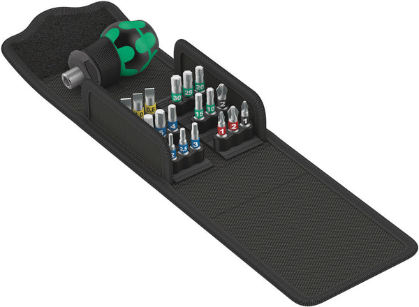 Wera 05057471001 Kraftform Kompakt Stubby 1, 19 pieces