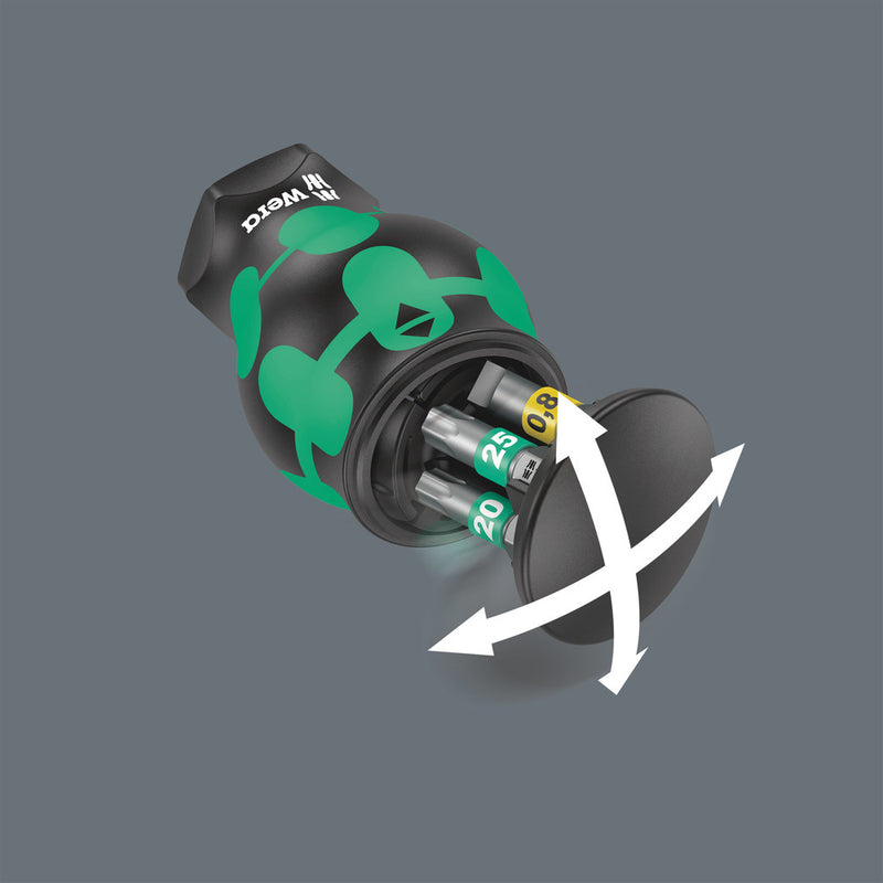 Wera 05008873001 Kraftform Kompakt Stubby magazine 1, 6 pieces