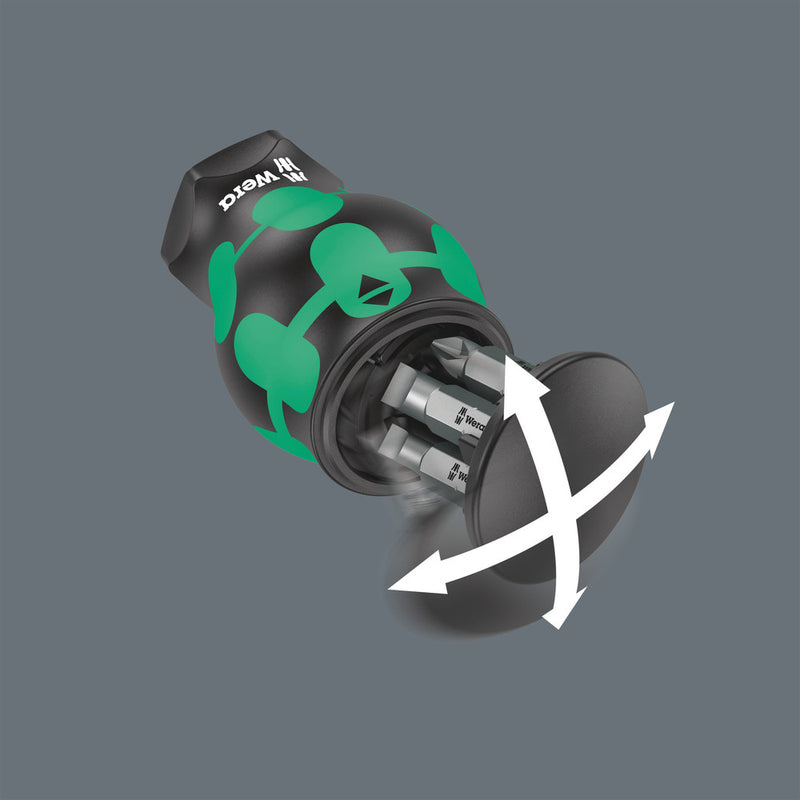 Wera 05008877001 Kraftform Kompakt Stubby magazine 4, 6 pieces