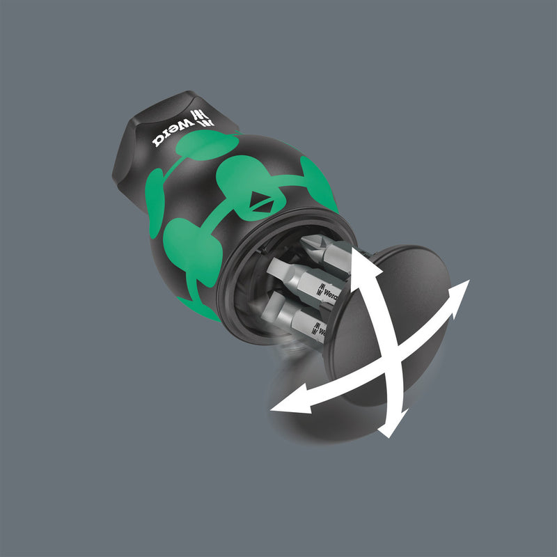 Wera 05008878001 Kraftform Kompakt Stubby magazine 5, 6 pieces