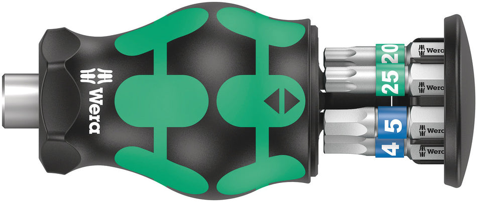 Wera 05008875001 Kraftform Kompakt Stubby magazine 3, 6 pieces