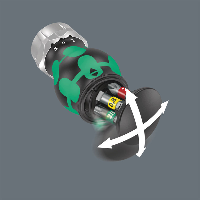 Wera 05008883001 Kraftform Kompakt Stubby magazine RA 1, 6 pieces