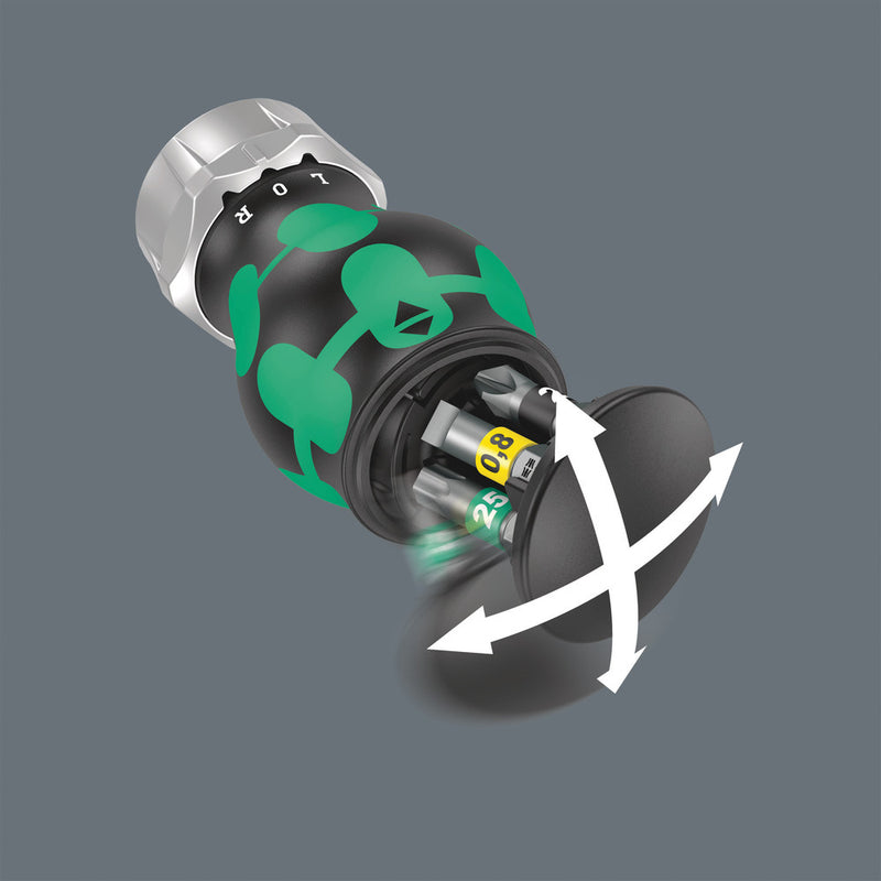 Wera 05008884001 Kraftform Kompakt Stubby magazine RA 2, 6 pieces