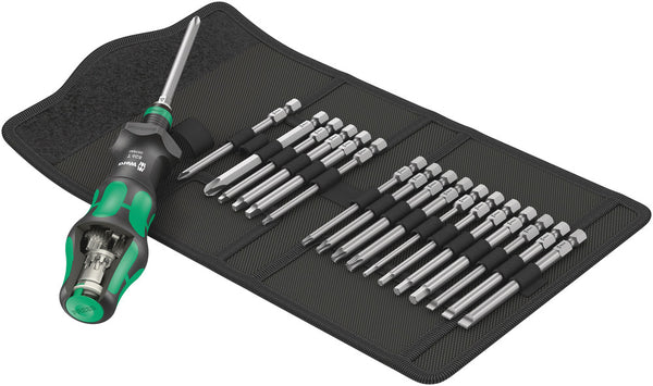 Wera 05057483001 Kraftform Kompakt Turbo Imperial 1, 19 pieces