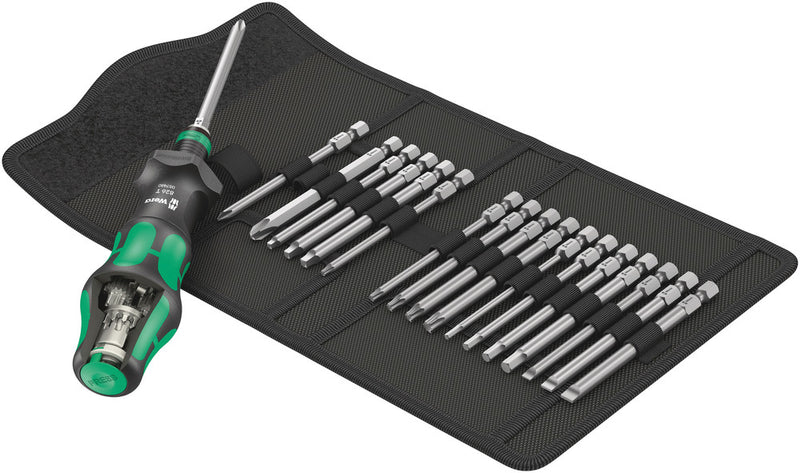 Wera 05057483001 Kraftform Kompakt Turbo Imperial 1, 19 pieces
