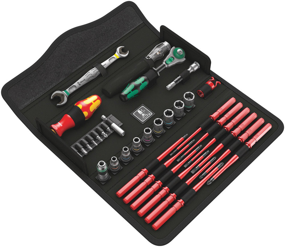 Wera 05135926001 Kraftform Kompakt W 1 Maintenance, 35 pieces