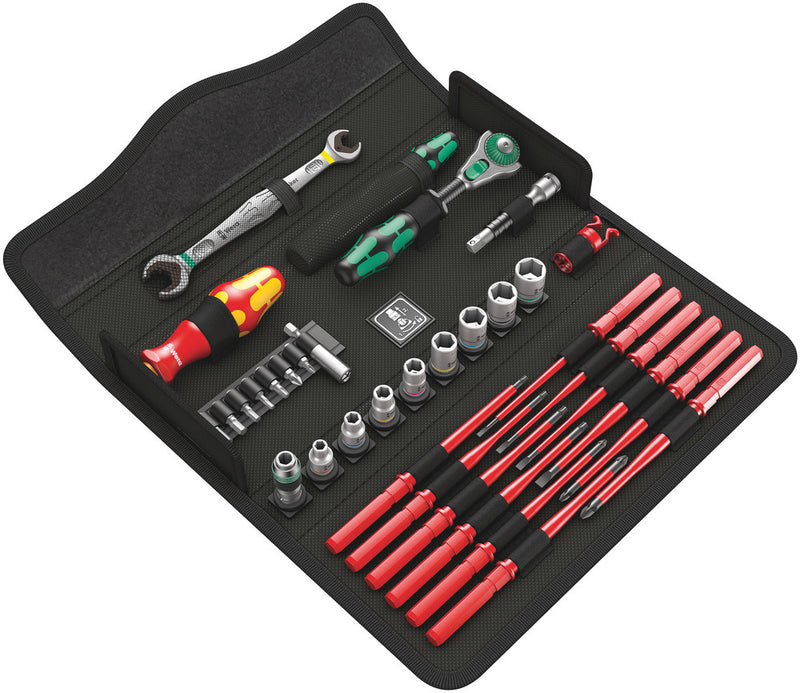 Wera 05135870001 Kraftform Kompakt W 2 Maintenance, 35 pieces