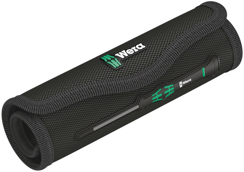 Wera 05136480001 9429 Roll bag for up to 25 Kraftform Micro screwdrivers (empty), 235 x 115 mm